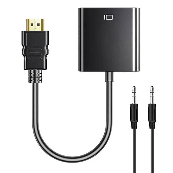 کابل تبدیل HDMI به VGA کوتتسی مدل 87618 به همراه درگاه صدا