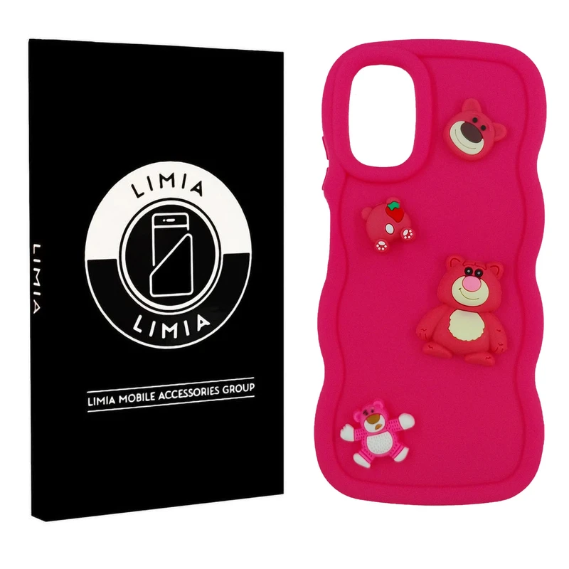 کاور لیمیا مدل عروسکی برجسته مناسب برای گوشی موبایل سامسونگ Galaxy A12/A12 Nacho/M12