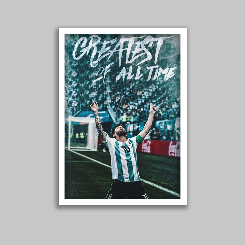 تابلو مدل لیونل مسی Lionel Messi کد LA-G10553