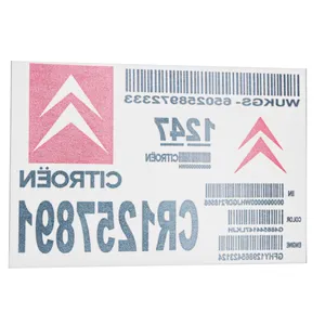 برچسب شیشه خودرو کد 1018