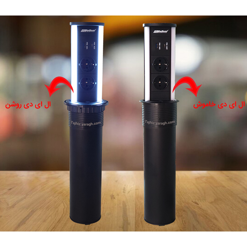 پریز توکار ملونی مدل 10066