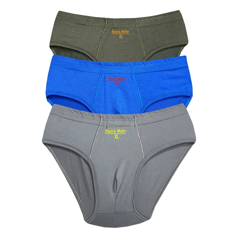 شورت اسلیپ مردانه هورا مهر مدل SHS-03b مجموعه ۳ عددی