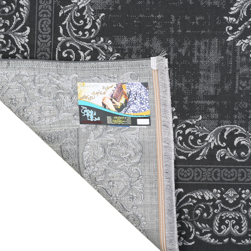 گلیم ماشینی دنیای فرش مدل ترمه فیلی کد 2006