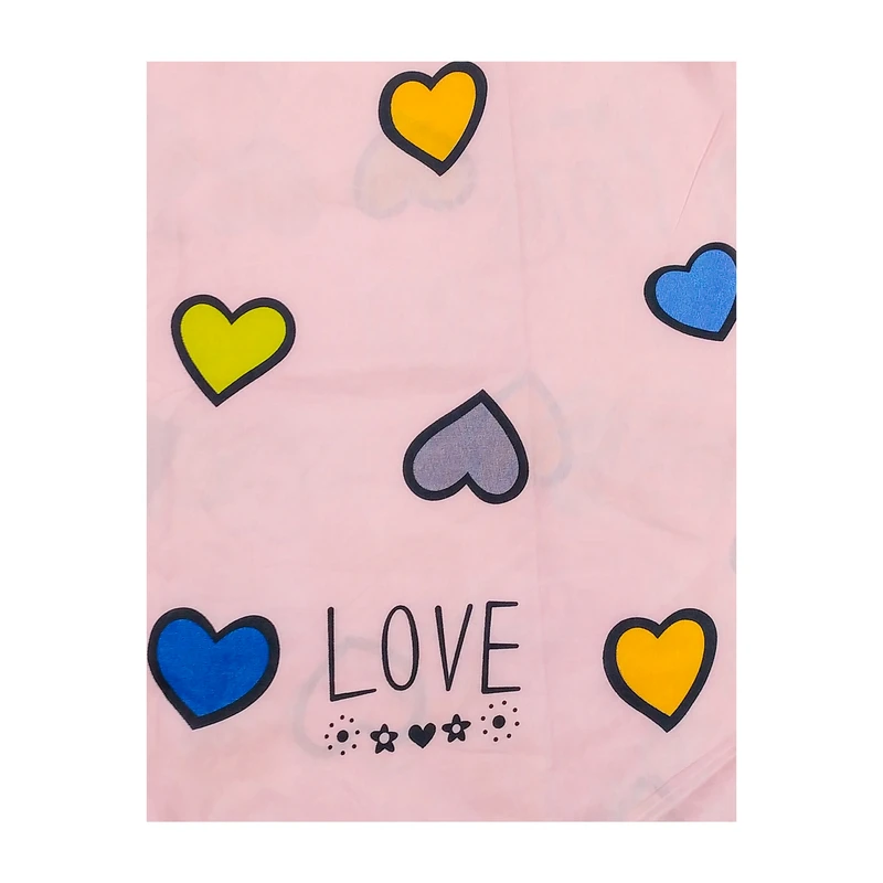ملحفه آدنو مدل Cuore کد CH48 یک نفره سایز 90x200 سانتی متر