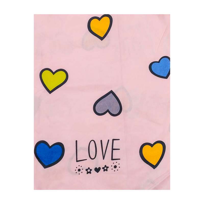 ملحفه آدنو مدل Cuore کد CH48 یک نفره سایز 90x200 سانتی متر