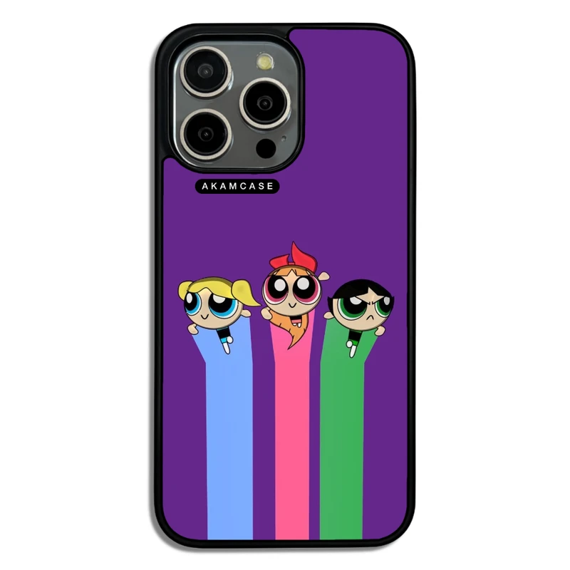کاور آکام مدل AMCWA15PROMAX-POWERPUFF GIRLS13 مناسب برای گوشی موبایل اپل iPhone 15 Pro Max