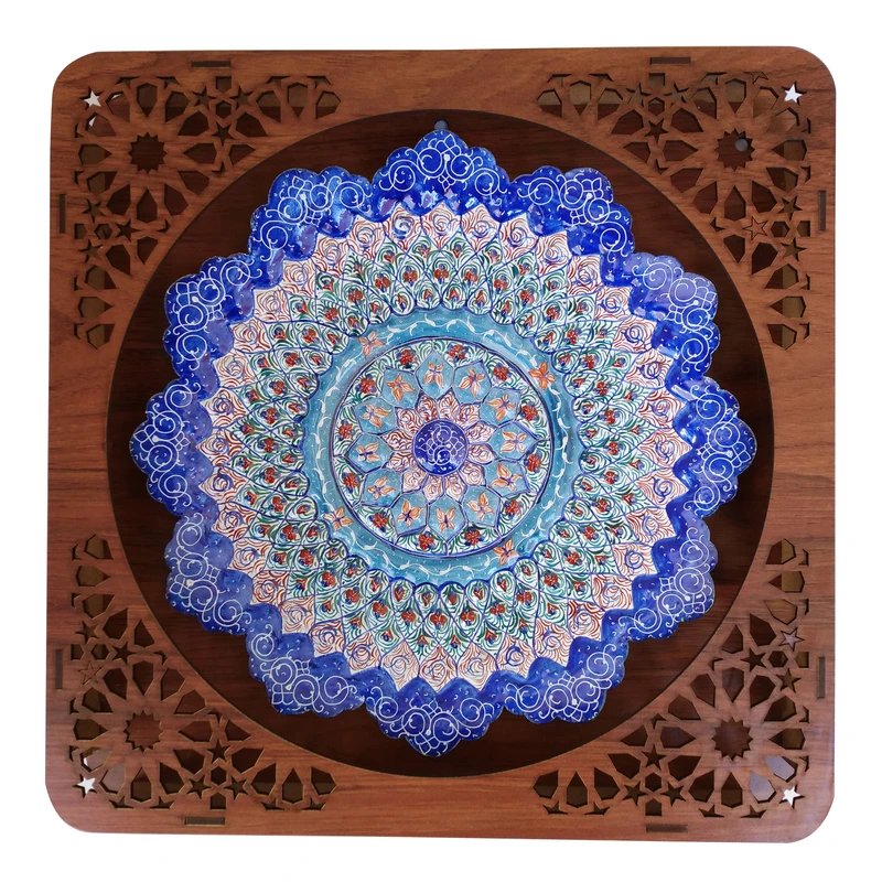 تابلو میناکاری مسی مدل گل کد 025 RR