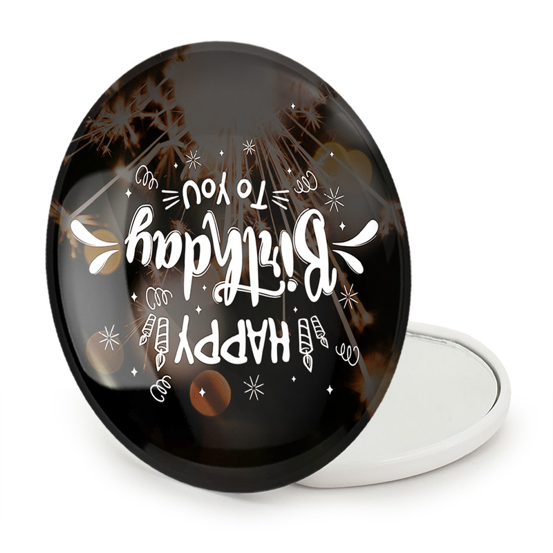 آینه جیبی خندالو طرح تولد مدل تاشو کد 28062