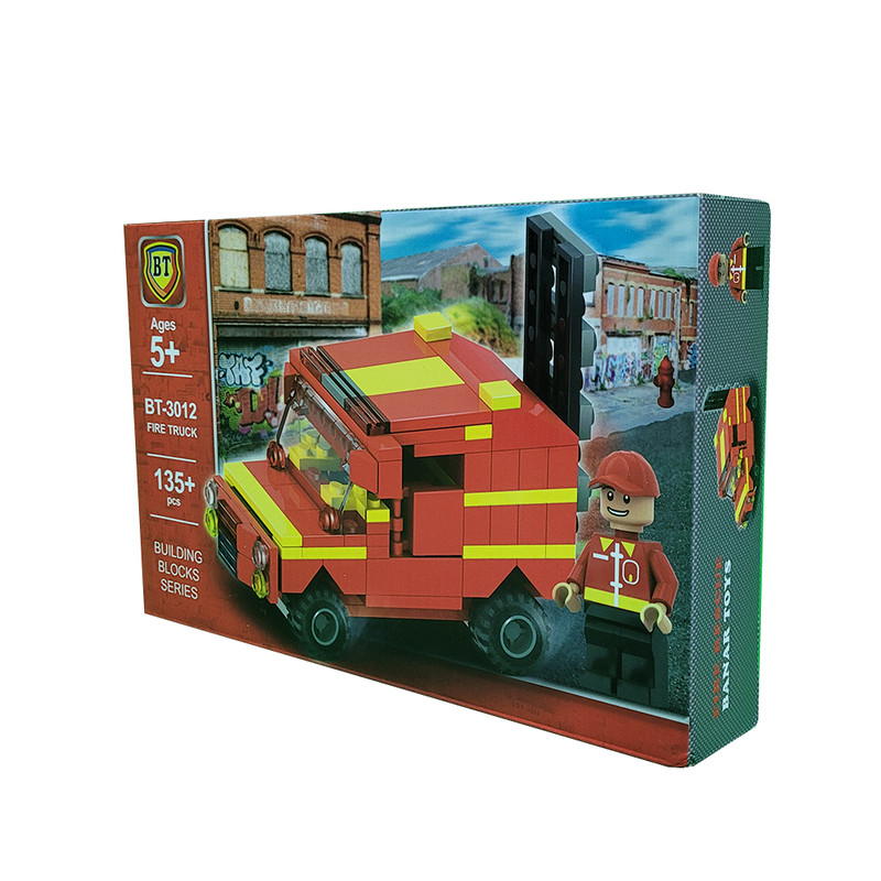 لگو مدل کامیون آتش نشانی برند بی تی