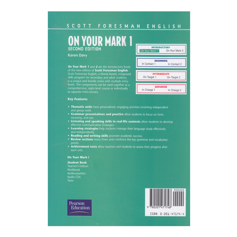 کتاب On Your Mark Introductory اثر Karen Davy انتشارات الوندپویان دو جلدی کتاب On Your Mark Introductory اثر Karen Davy انتشارات الوندپویان دو جلدی