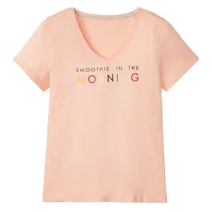 تی شرت آستین کوتاه زنانه اسمارا مدل پنبه ای کد 11125100