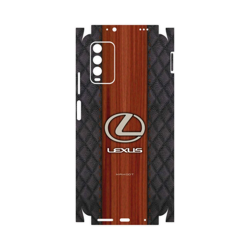 برچسب پوششی ماهوت مدل Lexus-Logo-FullSkin مناسب برای گوشی موبایل شیائومی Redmi Note 9 4G