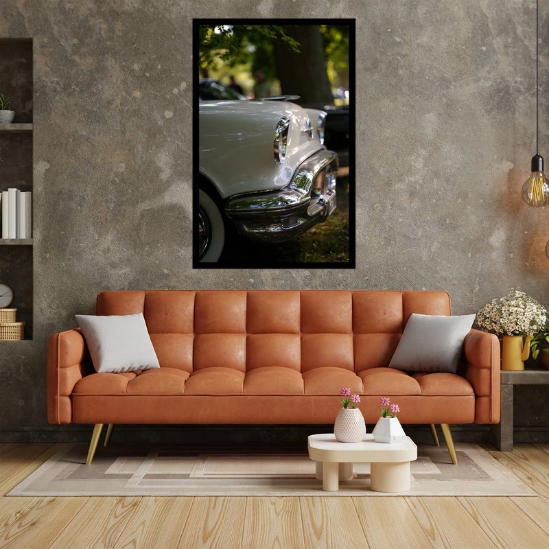 تابلو بکلیت طرح کلاسیک و نوستالژیک ماشین قدیمی  مدل B-bu5153