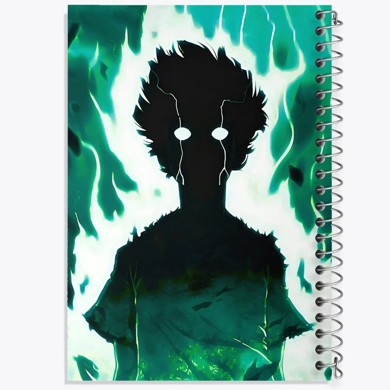 دفتر مشق 50 برگ خندالو طرح انیمه موب سایکو 100 کد N3648