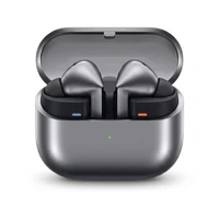 هدفون بلوتوثی سامسونگ مدل Galaxy Buds3 Pro دارای نویز کنسلینگ فعال (ANC)، درگاه شارژ USB Type-C، شارژ بی سیم، با قابلیت اتصال به چند دستگاه، پشتیبانی از فرمان لمسی، پشتیبانی از دستیار صوتی، مقاوم در برابر آب