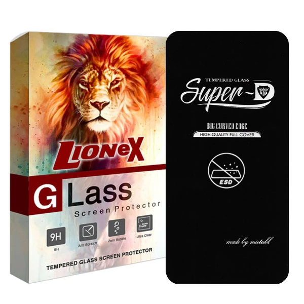 محافظ صفحه نمایش لایونکس مدل SUPERLIONEN مناسب برای گوشی موبایل اپل  iPhone X / iPhone XS / iPhone 11 Pro