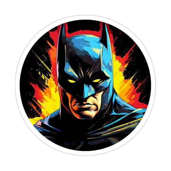 استیکر پارچه و لباس پاد آفرین مدل بتمن Batman کد 439