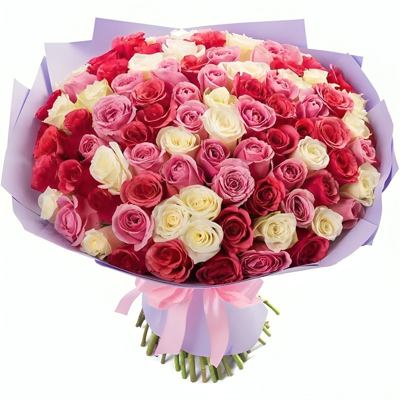 دسته گل رز طبیعی کد ۱۲۲