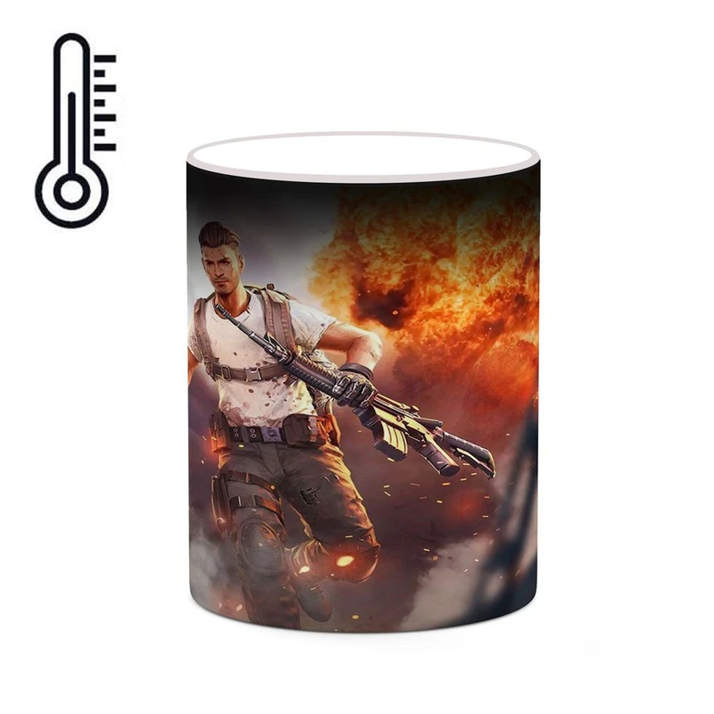 ماگ حرارتی کاکتی مدل بازی Garena Free Fire کد mgh28599