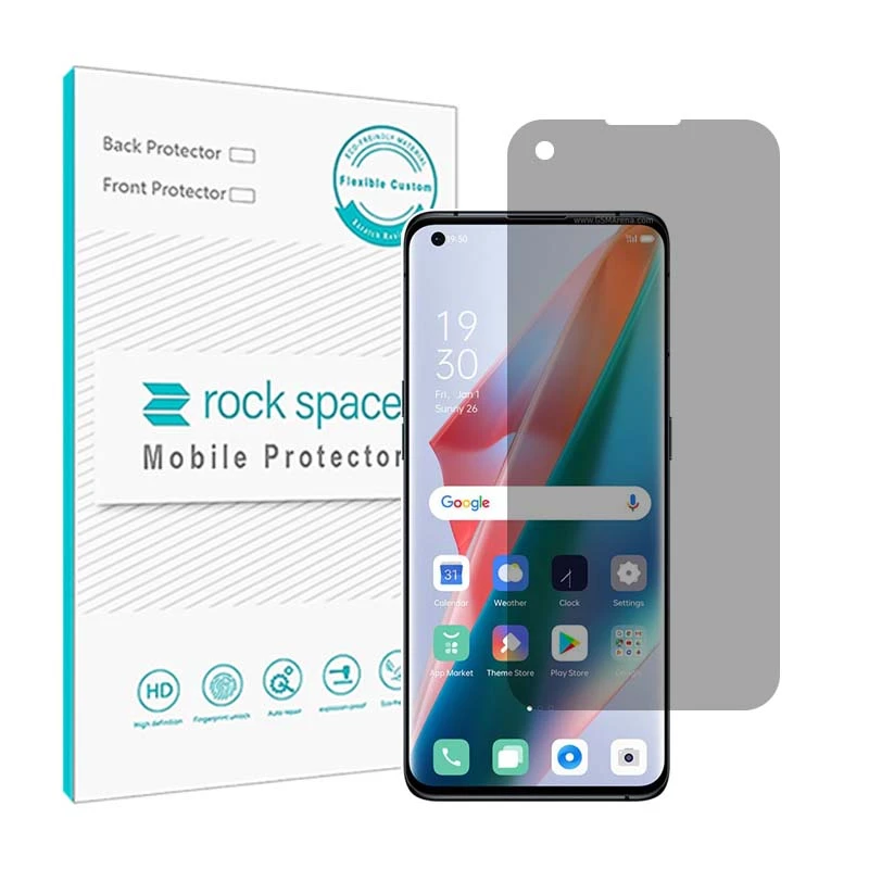 محافظ صفحه نمایش حریم شخصی راک اسپیس مدل HyPRV مناسب برای گوشی موبایل find x3 pro
