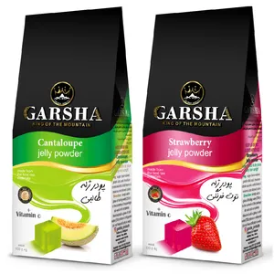 پودر ژله توت فرنگی و طالبی گرشا - 100گرم