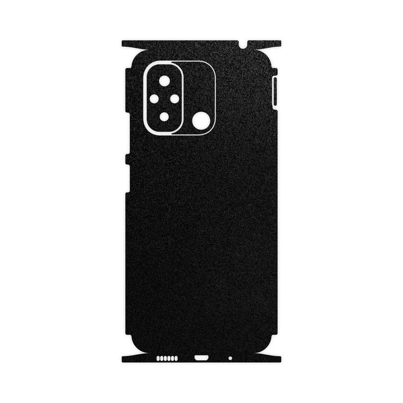 برچسب پوششی ماهوت مدل Black-Suede-FullSkin مناسب برای گوشی موبایل شیائومی Redmi 12C