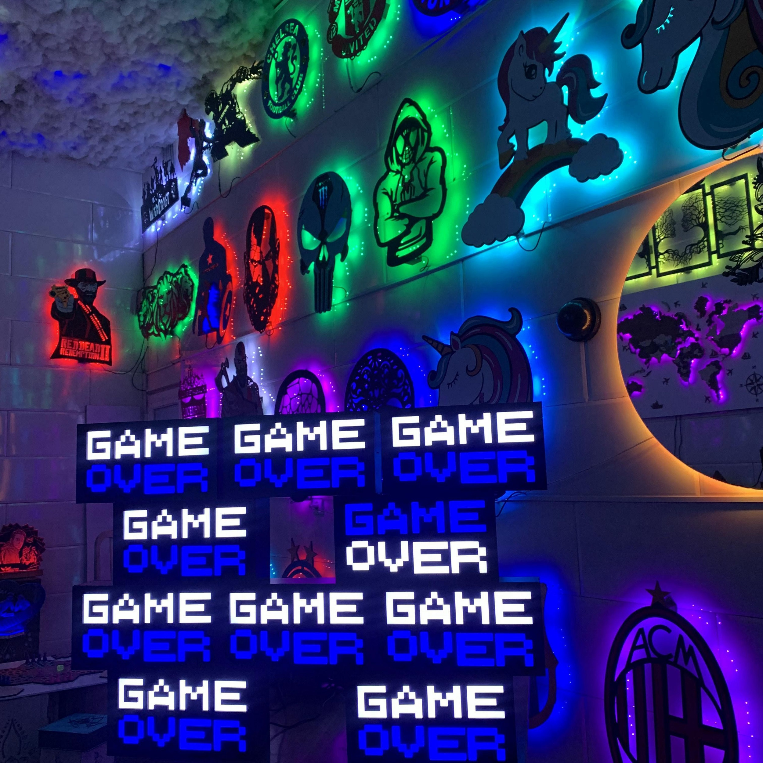 چراغ رومیزی مدل گیم اوور