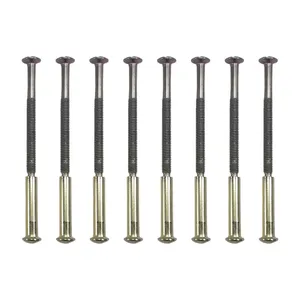 پیچ و مهره فیکس دستگیره مدل Gh-60 بسته 8 عددی
