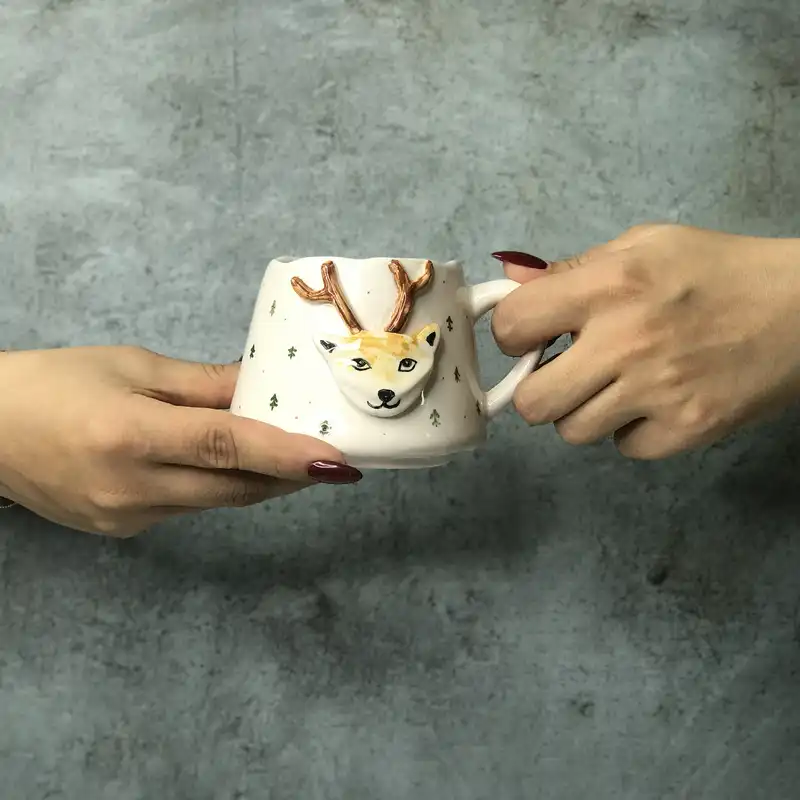 ماگ سرامیکی طرح گوزن