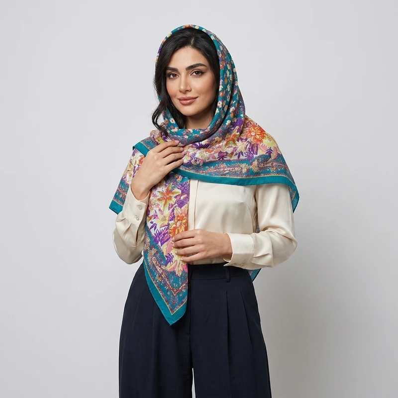 روسری نخی زنانه مدل 432