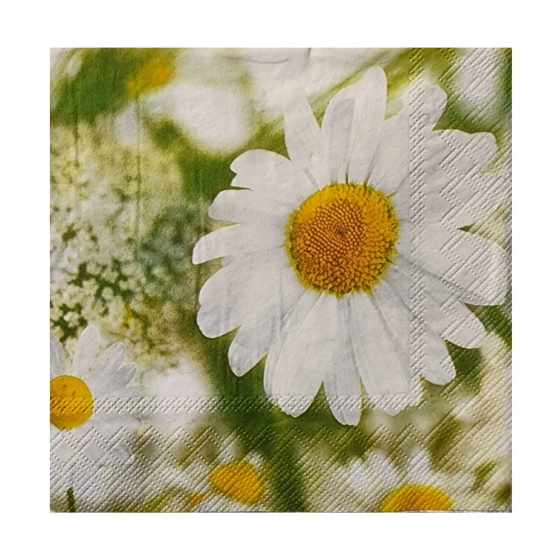 دستمال سفره آی اچ آر مدل بابونه بسته 20 عددی