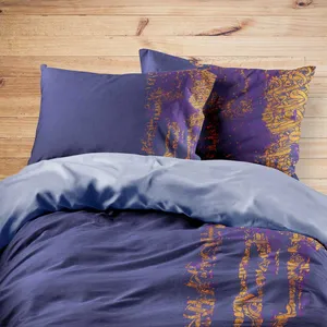 سرویس خواب مدوپد طرح نسخ لاجوردی مدل mod00033 یک نفره 4 تکه