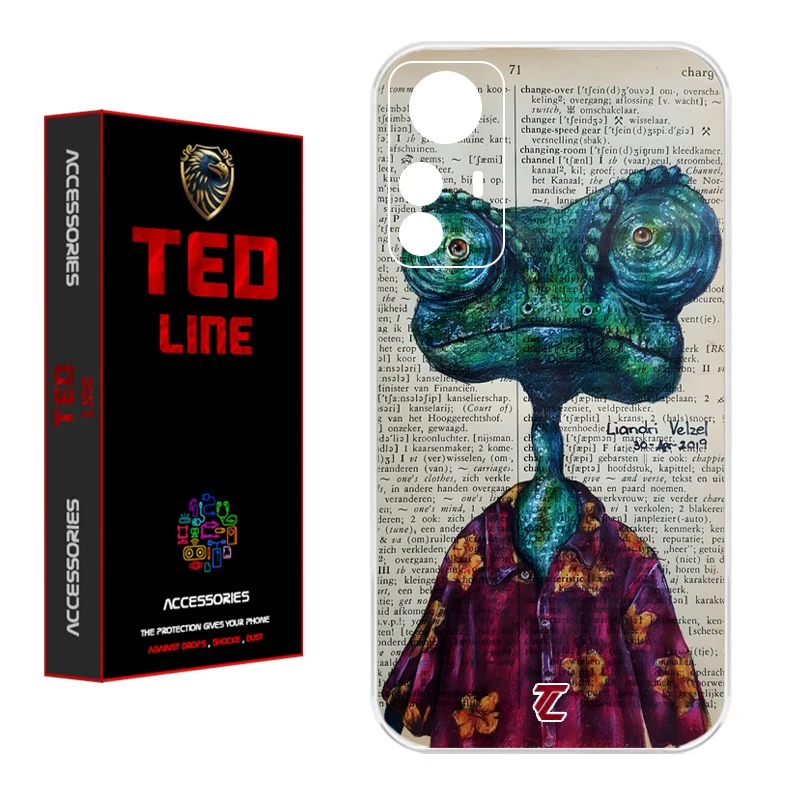 کاور تد لاین طرح رنگو کد 1130 مناسب برای گوشی موبایل شیائومی Redmi Note 12S