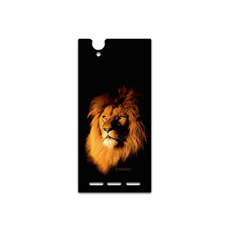 برچسب پوششی ماهوت مدل Lion مناسب برای گوشی موبایل سونی Xperia T2 Ultra