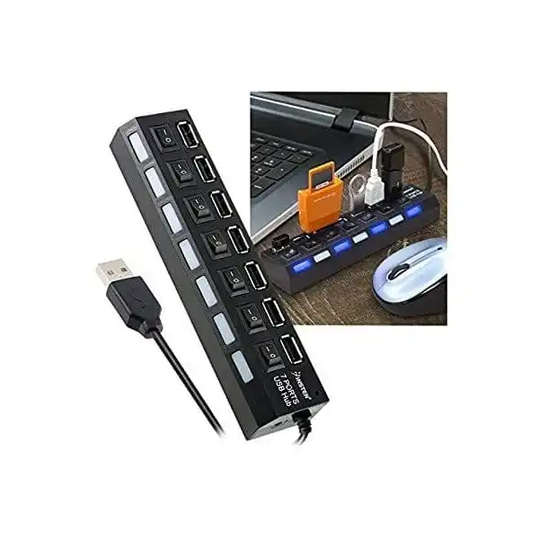 هاب 7 پورت USB 2.0 مدل HT.E.K7