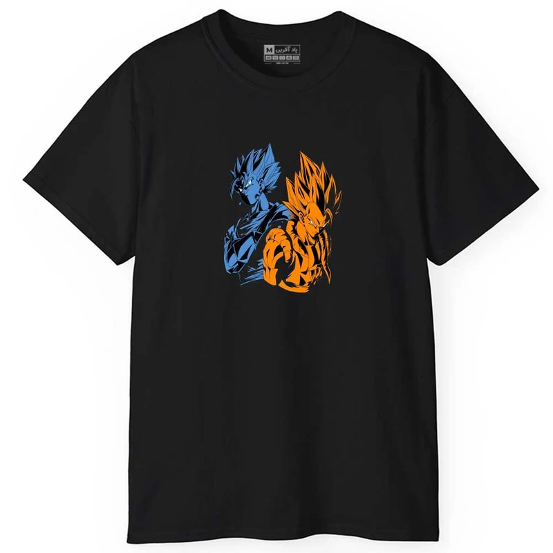 تی شرت آستین کوتاه مردانه پاد آفرین مدل اسپرت طرح انیمه کد 01075