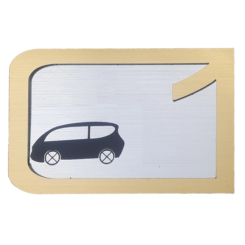 برچسب نشانگر مدل پلاک شماره درب و انبار و پارکینگ کد KH10*6