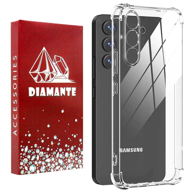 کاور دیامانته مدل ساده مناسب برای گوشی موبایل سامسونگ Galaxy S25 Fe