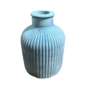 گلدان تزئینی مدل سنگ مصنوعی