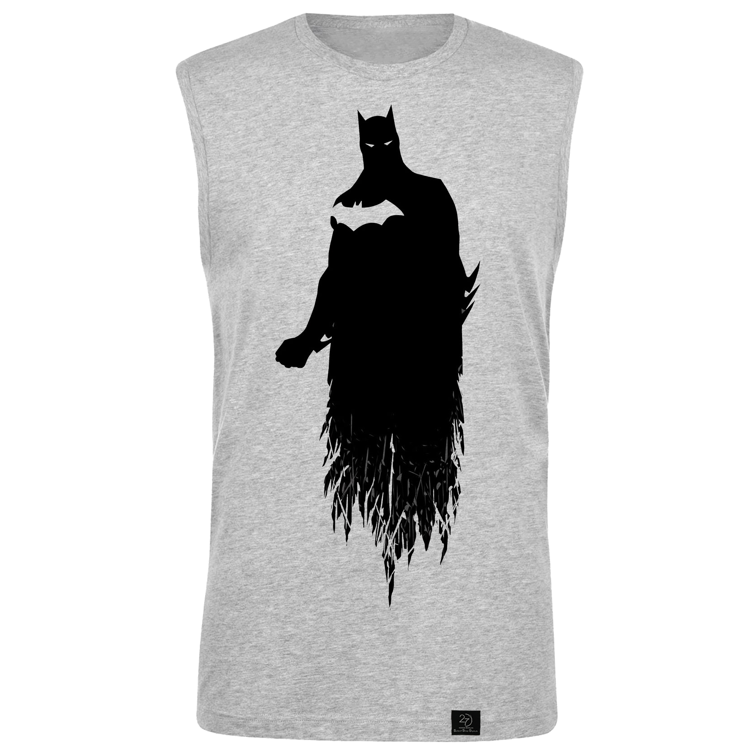تاپ مردانه 27 مدل Batman کد P15 رنگ طوسی