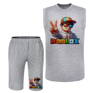 ست تاپ و شلوارک مردانه مدل آدمک A444