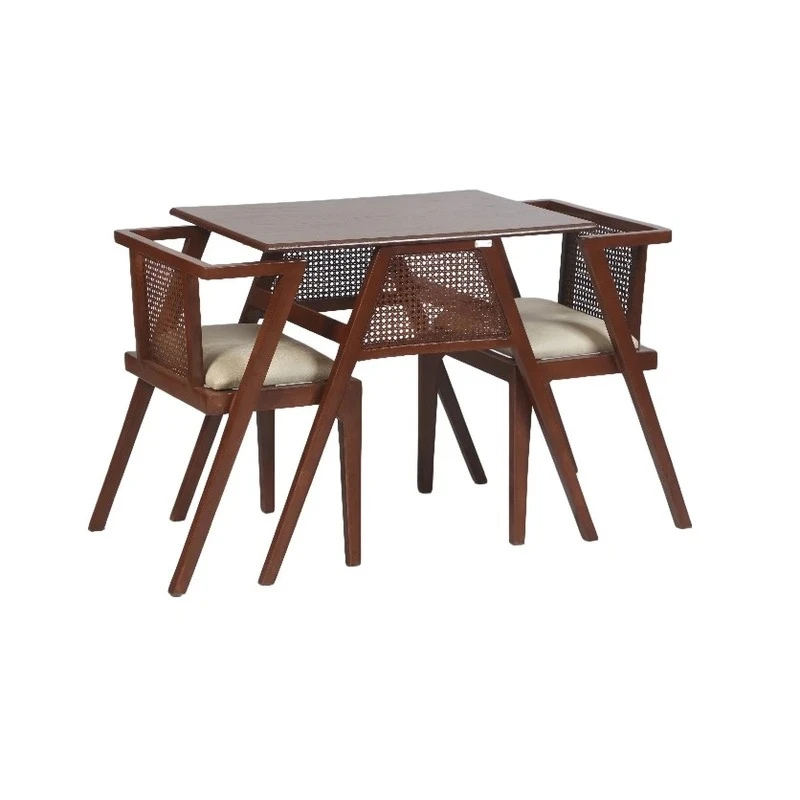 میز و صندلی ناهارخوری دو نفره گالری والریان مدل M-CH-402