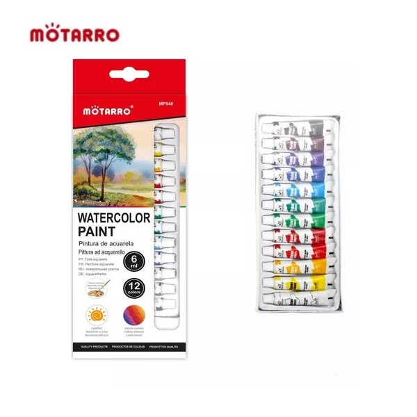آبرنگ 12 رنگ موتارو مدل MP54
