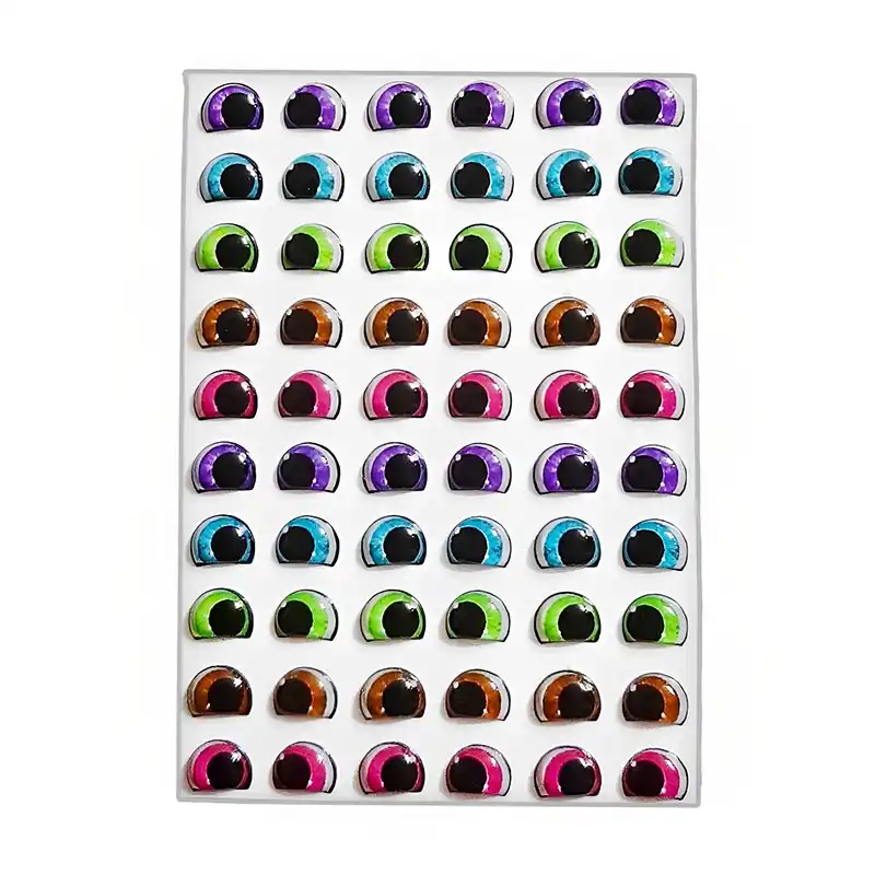 چشم عروسک مدل رزینی 6 کد 9 مجموعه 60 عددی