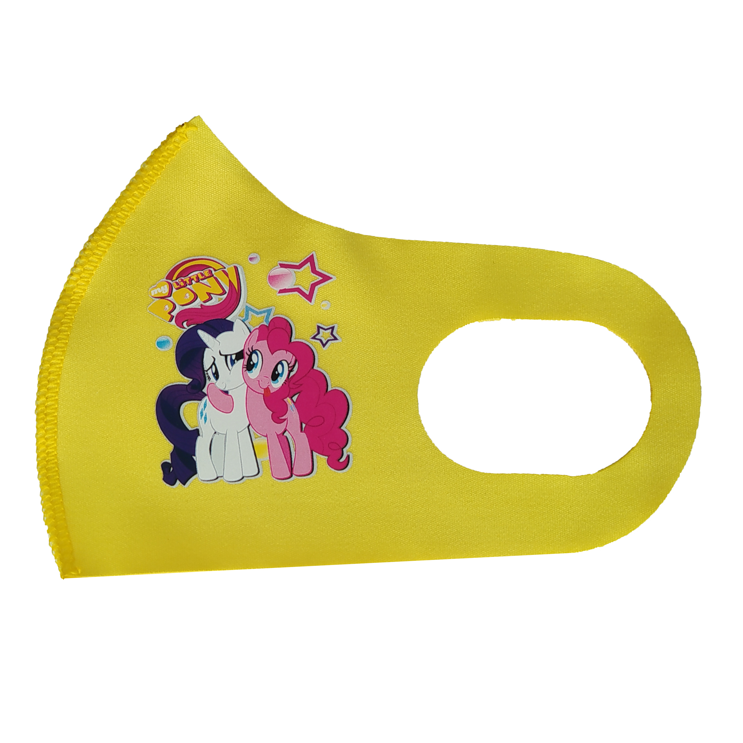 ماسک پارچه ای بچگانه طرح PONY رنگ زرد