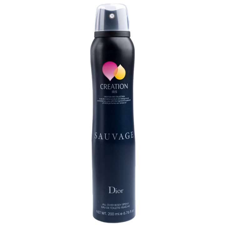 اسپری بدن مردانه کریشن آیریس مدل Sauvage حجم 200 میلی لیتر اسپری بدن مردانه کریشن آیریس مدل Sauvage حجم 200 میلی لیتر