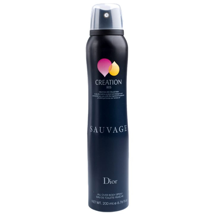 اسپری بدن مردانه کریشن آیریس مدل Sauvage حجم 200 میلی لیتر اسپری بدن مردانه کریشن آیریس مدل Sauvage حجم 200 میلی لیتر