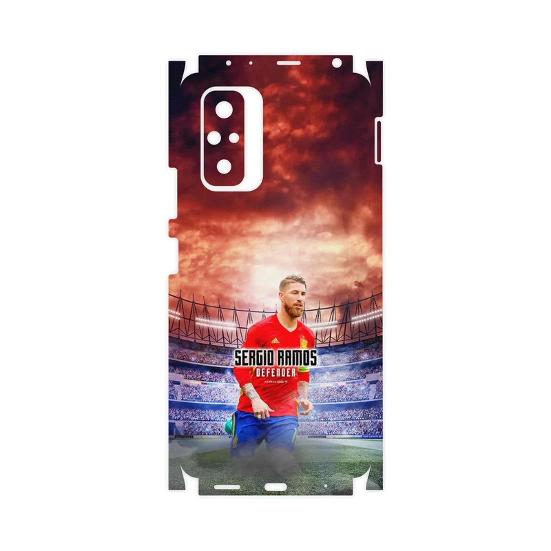 برچسب پوششی ماهوت مدل Sergio Ramos-FullSkin مناسب برای گوشی موبایل شیائومی Redmi Note 10 Pro Max