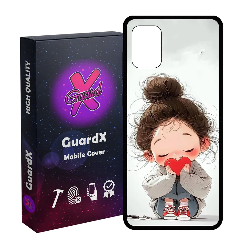 کاور گارد ایکس طرح Girl مدل 10720 مناسب برای گوشی موبایل سامسونگ Galaxy A31