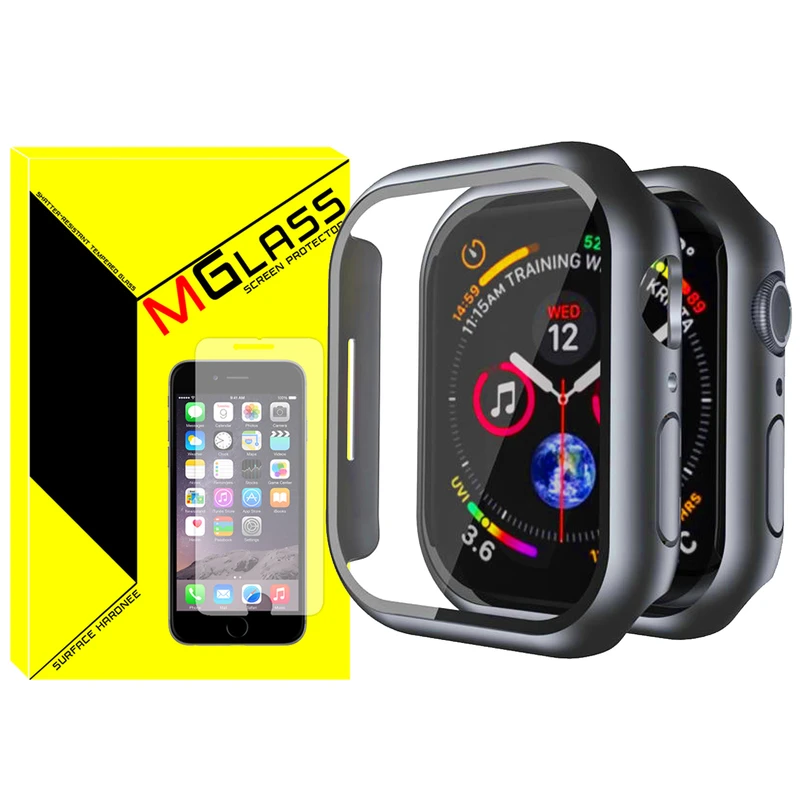 کاور ام‌گلس مدل GUARD-MG مناسب برای اپل واچ Series SE 2022 Aluminum Case 44mm / SE 2021 Aluminum Case 44mm / Series 5 44mm / Series 6 44mm / SE 44mm
